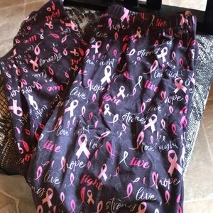 Breast cancer awareness leggings
